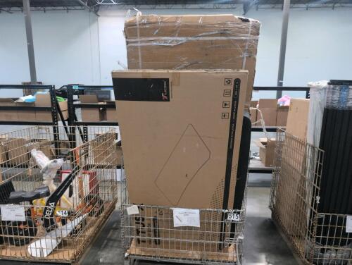 Frigidaire top freezer refrigerator, generator pad, king mattress, & More