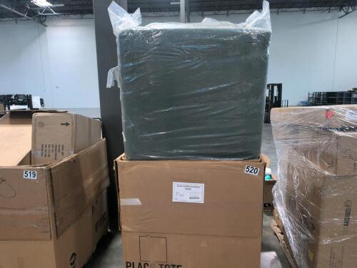 Cushions, furniture, wheel chock and more