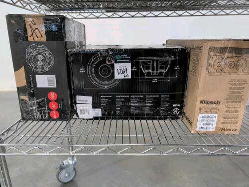 signature and Rockford fosgate speaker and Klipsch