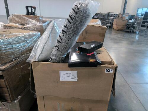 Rug, soccer ball, furniture, metal shelf, display case, trashcan, fanttik vacuum, decorative pillow, ninja air fryer, & More