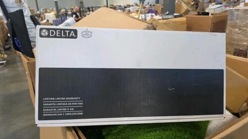 Delta Boyd faucet, turf, globe, table runner, tomato cages, & More