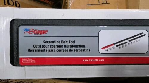 Industrial/auto- serpentine belt tool, electro polish, TIMKEN, air blower, fasteners, and