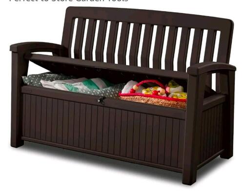 KETER storage box, rug, umbrella, underlayment, blinds, canopy, & More