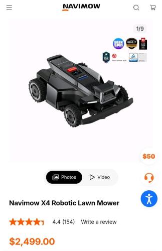 Segway Navimow x4 series , UN3481