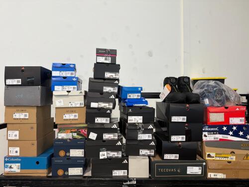 44 pairs of shoes, Adidas, Anthony Edwards, cole haan, tacovas, aldo