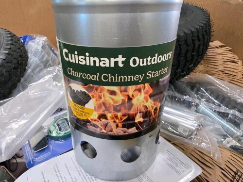 Industrial/automotive, castor tires, lock sets, tires, brake rotors, charcoal starter, wax, sledgehammer, & More