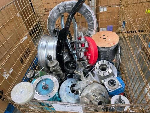 Industrial/automotive, rim, motor, crankshaft, weights, and more