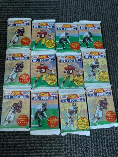 Vintage NFL Cards in sealed packs