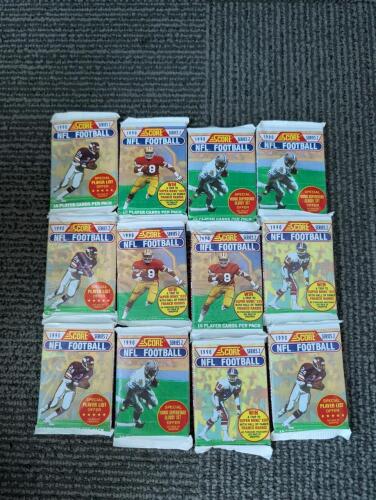 Vintage NFL Cards in sealed packs