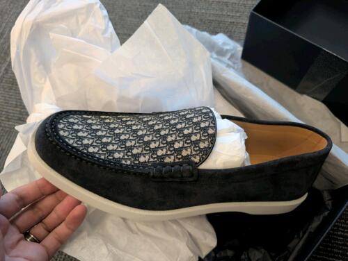 Dior Granville clean loafer smooth blue/beige size 47 (authentic)