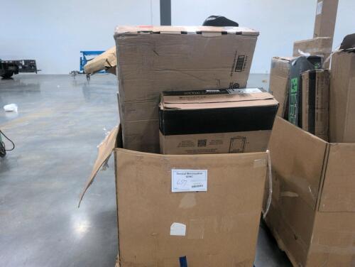 (2) aluminum attic ladders, DeWalt flat head shovels, fenders
