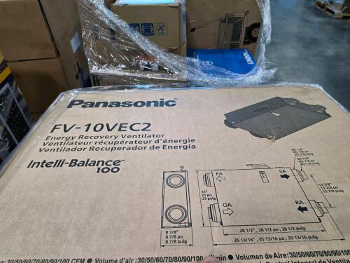 Panasonic energy recovery ventilator, outdoor rug, frame, mattress & More