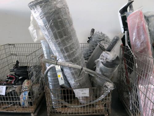 Chain-link, welded wire, GRATE, attachment, auger bit, & More