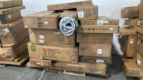 Miscellaneous furniture, sofa pullout bed, mattress, storage box, & More