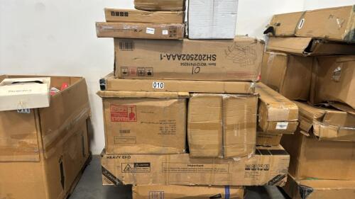 Compressed furniture, treadmill T532A pullout sofa bed, dining chair, storage box, cushions, & More