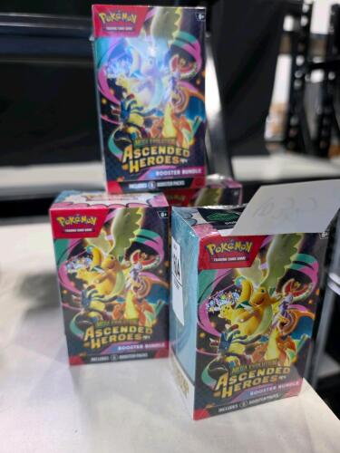 (4) pokemon ascended heros booster bundles