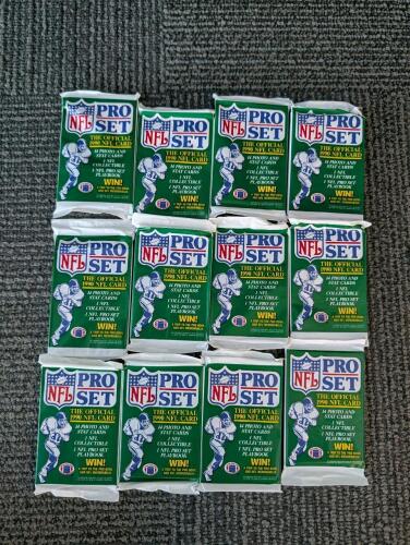 Vintage NFL Cards in sealed packs