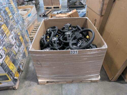 Pallet of steering wheels
