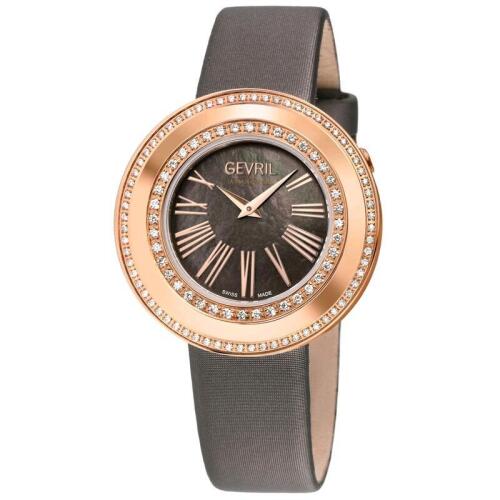 Gevril<br/>Gandria Mother of Pearl Dial Ladies Watch