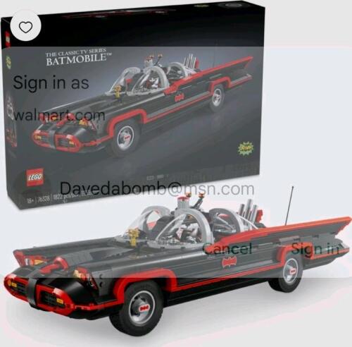 Lego 76328 the classic TV series batmobile
