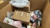 Pillows, multiple blankets, kids ride on toy, shoes, tape, backpacks, metal containers - 2