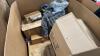 Pillows, multiple blankets, kids ride on toy, shoes, tape, backpacks, metal containers - 9