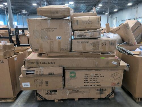 Miscellaneous furniture, pullout sofa bed, sofa, treadmill T5 32A, chair, & More