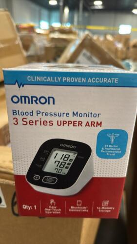 OMRON blood pressure monitors multiple in and out of box, skateboard deck, rug, hair, garbage bags, cat litter box, tape, storage container, & More