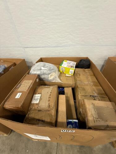 Sewing machine, plushy, exam gloves, tissue, & More