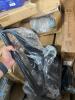 Pictures, swings, grill table, gas stove, red sleeping bag, hangers, deck boxes, and more - 2