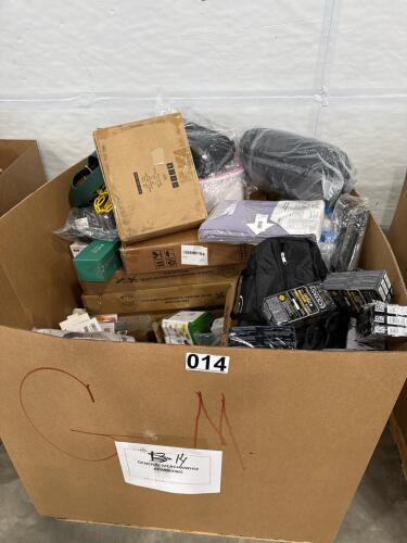 Kitty litter box, glasses, swing, pepper milk, water containers, NEEDOH, camping supplies, Red camp, sleeping bag, condoms, curtains, and more