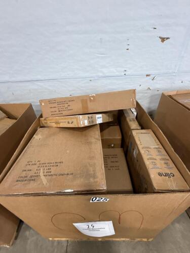 Chair, deck boxes, punching bag base, small dolly handheld, & More