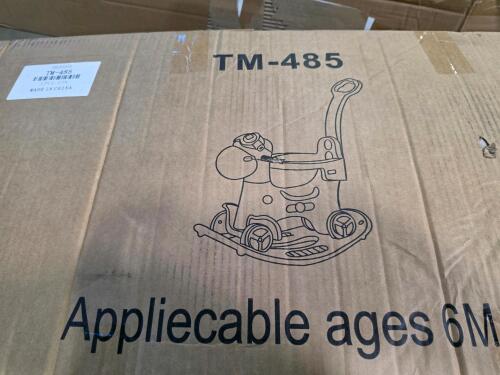 Deck boxes, rocking horse, camping COT, & More