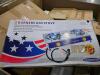Two burner gas stove, cat litter box, massager, deck box, pillow cushion, & More