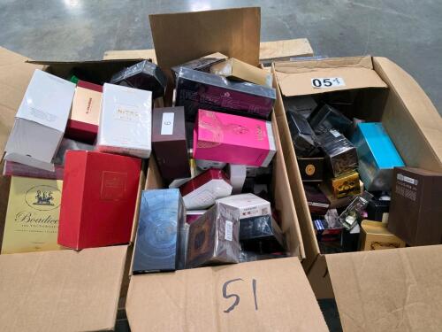 Three boxes of perfume/cologne not believed to be authentic