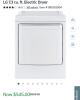 LG dryer, DLE6100W