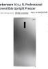Farberware professional convertible upright freezer states product is damaged