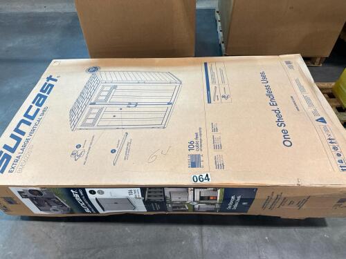 Suncast extra large vertical shed