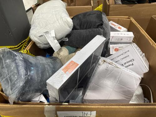 Dog bed, cushions, lightbulbs, gloves, microphone, HEPA fresh, notebooks, and more