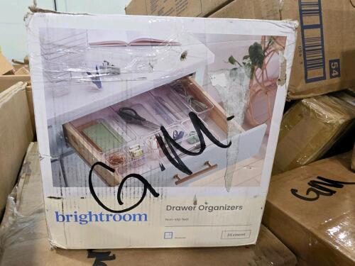 Bright room organizer, shelf, wine glasses, beverage cooler, Chesapeake ceramic, & More