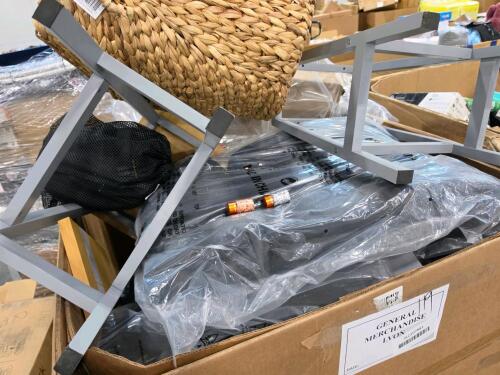 Stools, chair, food trays, grow traps, baskets and more