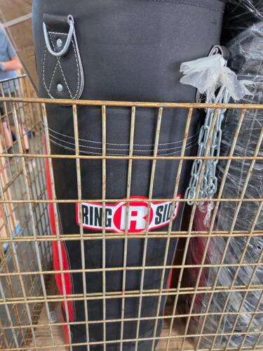 Major fitness power rack box 1/2 only, large punching bag, ringside punching bag, & More