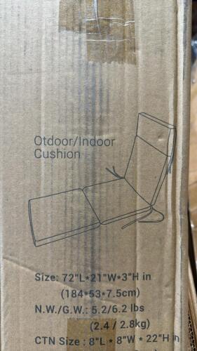 Outdoor cushions, food storage containers, curtains, bench, & More