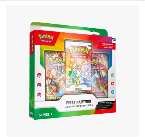 (10) Pokemon First Partner Illustration Collection (Series 1) - First Partner Collection 2026