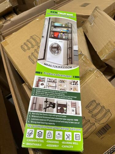 Miscellaneous pallet, food containers, toilet racks, & More