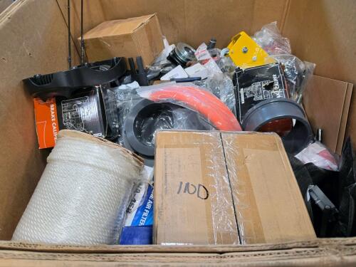 miscellaneous automotive/industrial, calipers, brake rotors, rope, engine, air filters and more