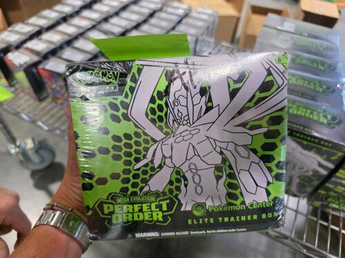 Pokemon mega evolution perfect order elite trainer box
