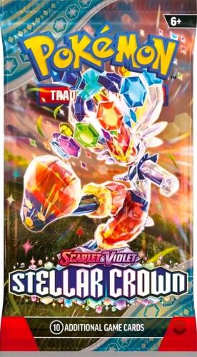 (10) Pokemon stellar crown booster packs
