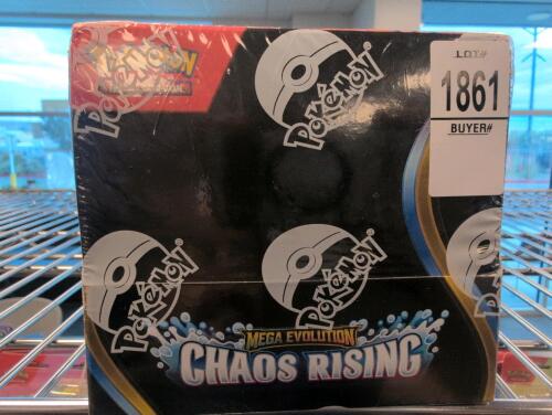 pokemon mega evolution chaos rising booster box