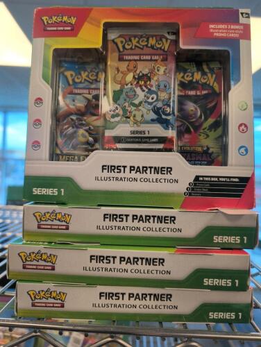(4) Pok&eacute;mon first partner illustration collection series 1